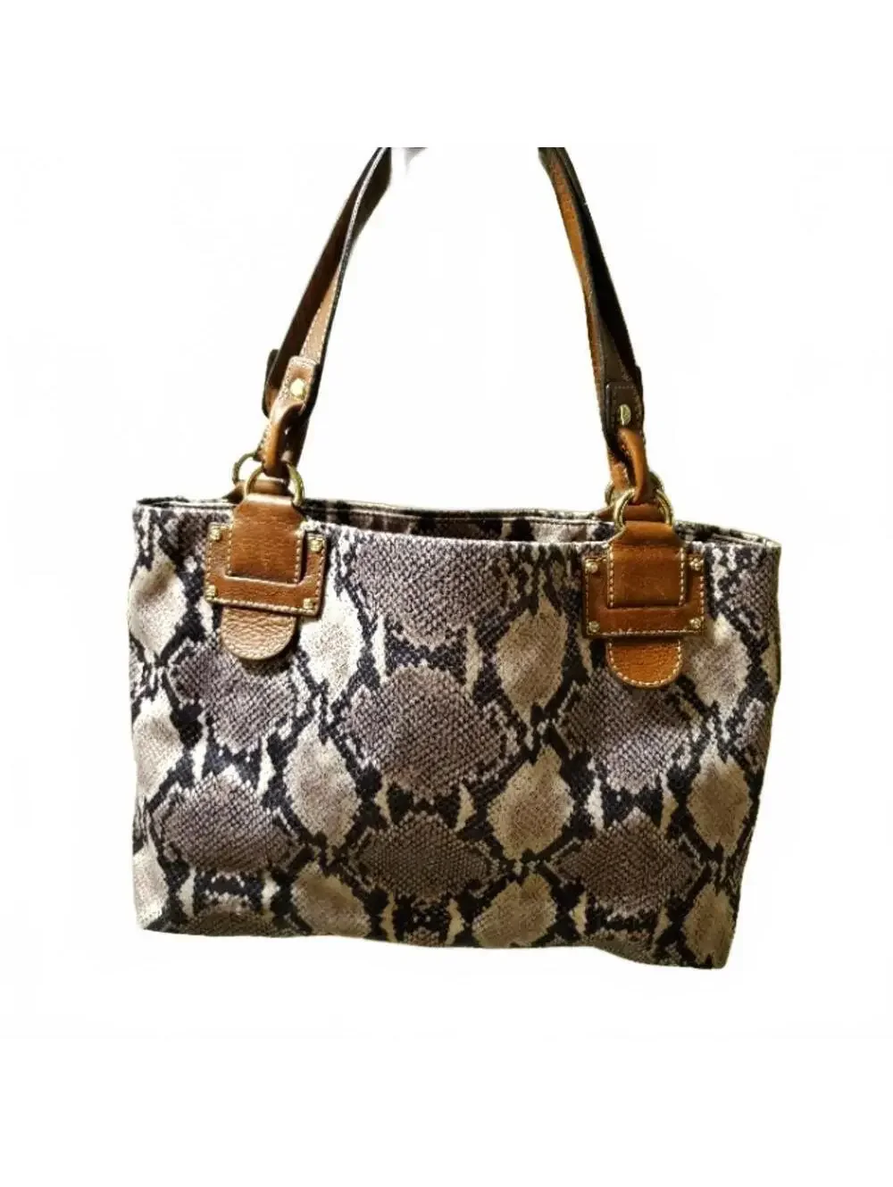 Kate Spade Shoulder/ Tote bag Python design hint of lavender